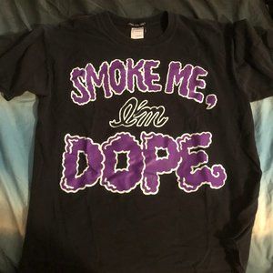 Black & Purple rap reference shirt